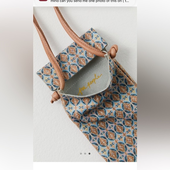 Free People NWT Let's Dance Phone Crossbody Bag - Picture 2 of 3